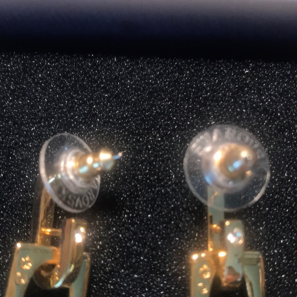 Gold plated Swarovski earrings NEW! - Picture 5 of 5